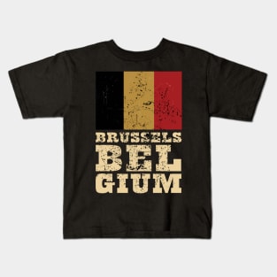 Flag of Belgium Kids T-Shirt